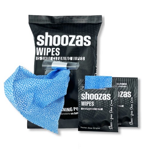 Shoozas Shoe Cleaner Wipes Bundle (25) - Remove Stains, Scuffs, Dirt, 2x  Cleaning Power, Safe for your Shoes and Skin