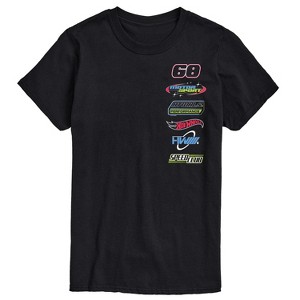 Men's - Hot Wheels - HW Stacked Badges- Men's Short Sleeve Graphic T-Shirt Short Sleeve Graphic T-Shirt - 1 of 4