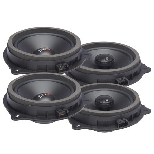 PowerBass A Pair of OE65C-FD 6.5" OEM Replacement Components With Pair of OE652-FD OEM Replacement Coaxial Compatible With Select Ford Vehicles - 1 of 4