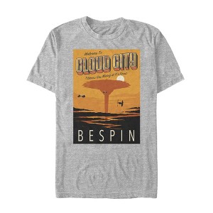 Men's Star Wars Welcome to Cloud City Travel Poster T-Shirt - 1 of 4