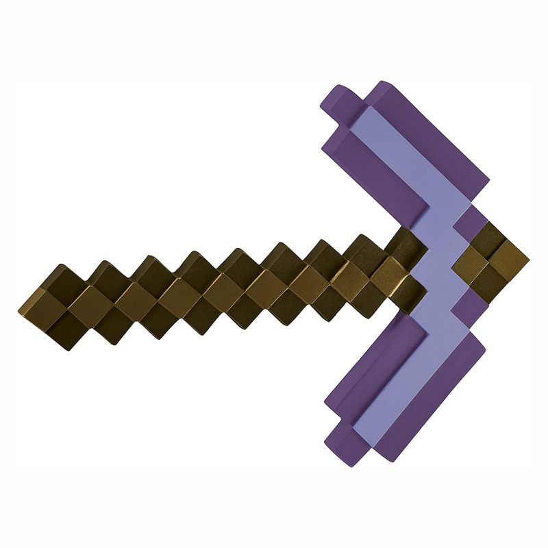 Disguise Minecraft Enchanted Purple Pickaxe Costume Accessory, 1 of 4