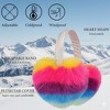 FAAYFIAN Kids Winter Knit Earmuffs, Soft Furry Ear Warmers for Boys and Girls, Cozy Cold-Weather Ear Covers for Ages 3–8 - 2 of 4