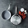GreenPan (8" and 10") Valencia Pro Stainless Steel Fry Pan Set - 2 of 4