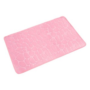 Unique Bargains Memory Foam Non-slip Water Absorbent Machine Washable Bath Mat - 1 of 4