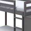 93" Twin/Twin Bunk Bed Gaston with Storage & Reversible Cabinet - Acme Furniture - 2 of 4