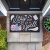 Stupell Industries Stay for Spell Pastel Halloween Welcome Printed Outdoor Door Mat, design by Laura Marshall, 18"x30" - 3 of 4