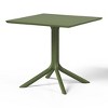 WestinTrends Playa 5-Piece Outdoor Square Patio Dining Table Set with Stackable Patio Dining Chairs - 4 of 4