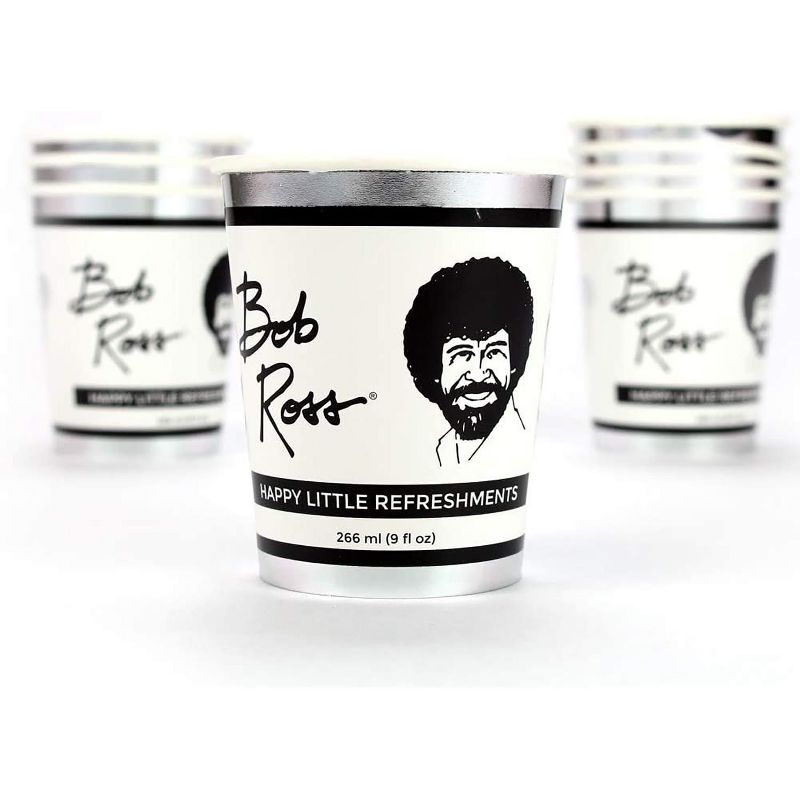 Prime Party Bob Ross Classic Birthday Party Supplies Pack | 66 Pieces | Serves 8 Guests, 3 of 4