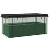 Outsunny Galvanized Raised Garden Bed, Planter Box with Crop Cage and Shade Cloth - 4 of 4