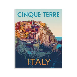 Stupell Industries Italian Coast Cityscape Wall Plaque Art - 1 of 4