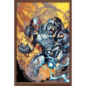 Trends International DC Comics - Cyborg - Battle Framed Wall Poster Prints - 1 of 4