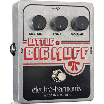 Electro Harmonix Little Big Muff Pi Distortion Sustain Pedal and Mono Audio