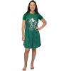 Harry Potter Women's Foil Print Hogwart Houses Raglan Nightgown Pajama - 2 of 4
