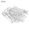 Unique Bargains Metal Decorative DIY Women's Clothing Dress 4 Holes Sewing Brooch Pins 20 Pcs - 3 of 4