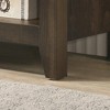 Aoxun 70" Dark Brown TV Stand with Adjustable Open Shelves, Cable Management & Sturdy Multi-Leg Base - 4 of 4