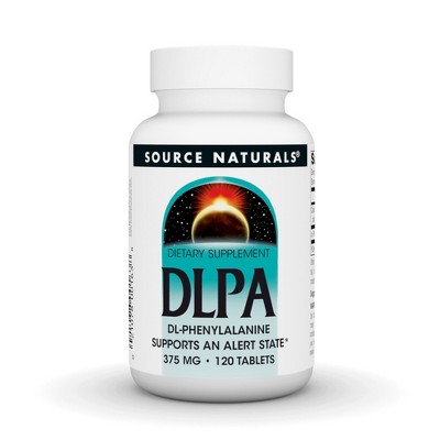 DLPA 375mg by Source Naturals, Inc.  -  120 Tablet