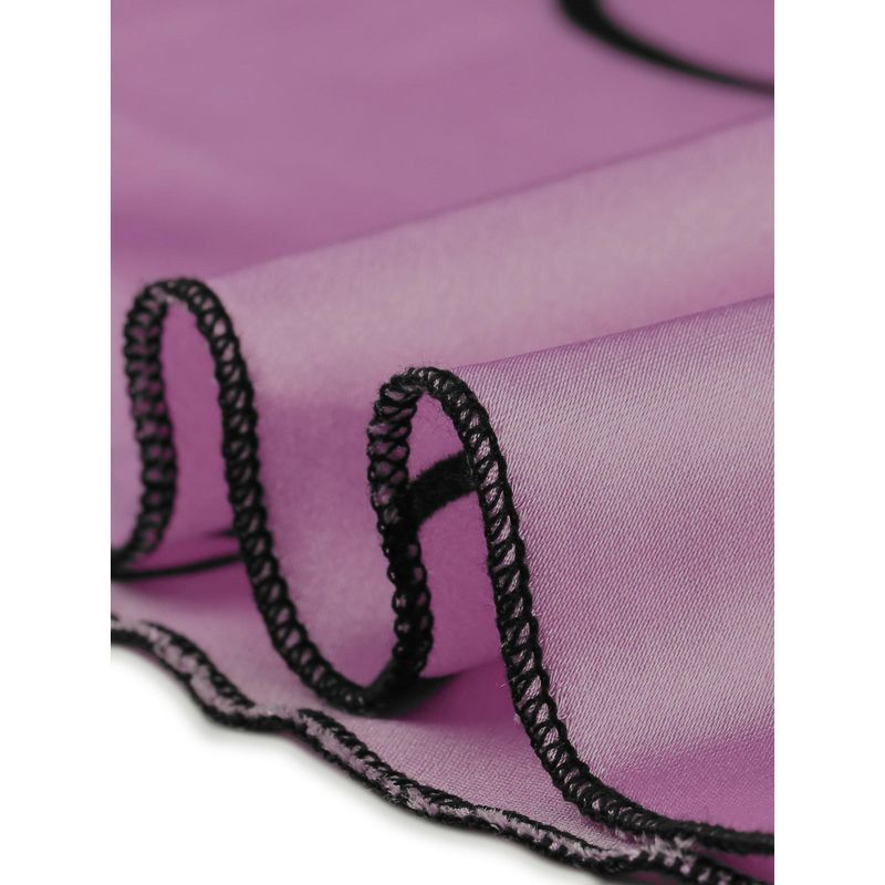 cheibear Women's Sleeveless Round Neck Pajamas Sleepwear Heart Print Lounge Camisole Mini Nightgowns, 5 of 6