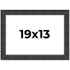 PosterPalooza | Distressed Brown Picture Frame - UV Acrylic, Backing Board, Hanging Hardware Included - 2 of 4