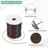 Unique Bargains Waxed Polyester Durable Flexible Beading Cord 1 Roll - 2 of 4