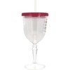 Pavilion Gift Company - Swear Too Much - 13 oz Acrylic Wine Tumbler - Drinkware - 4 of 4