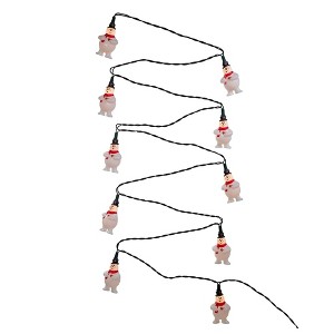 Kurt Adler Indoor/Outdoor UL 10-Light Frosty the Snowman Light Set, 9ft - 1 of 3