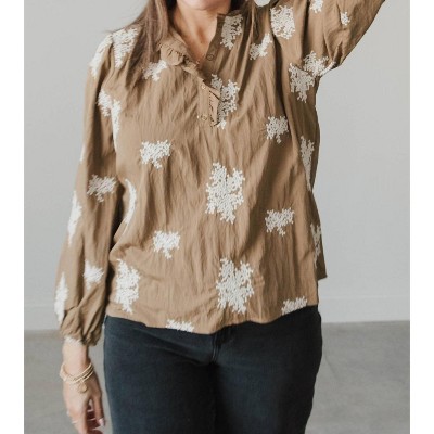 Women's Wonder Embroidered Blouse - SEE AND BE SEEN