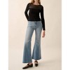 Women's SHAPER FIT MESH YOKE SOLID RIB-KNIT TOP - PROMESA - 4 of 4