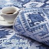 Area Rug Living Room Rug Non Slip Washable Rugs for Bedroom  Geometric Aesthetic Carpet Stain-Resistant Foldable Thin Floor Cover - 3 of 4