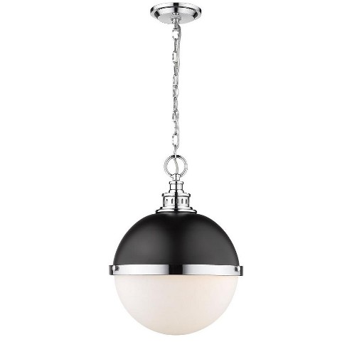 Z-Lite Peyton 2 - Light Pendant in  Matte Black/Chrome - image 1 of 1