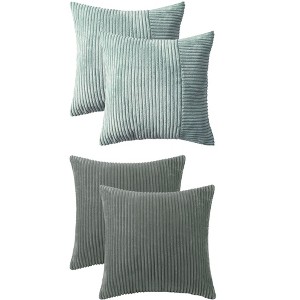 REGALWOVEN 4 Pcs Modern Couch Sofa Home Pillow Covers 18" x 18" - 1 of 4