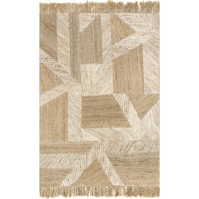 Nuloom Davina Bohemian Tasseled Jute Indoor Area Rug