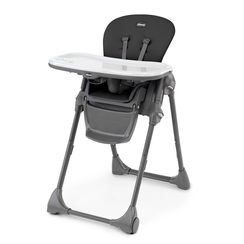 Chicco Polly Compact Fold Easy-Clean High Chair - Black -  81885053