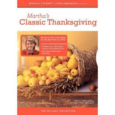 Martha Stewart: Martha's Classic Thanksgiving (DVD)(2005)