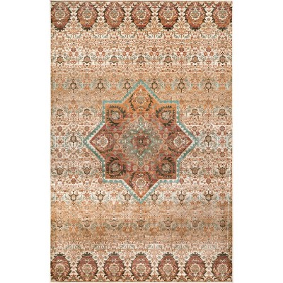 Nuloom Doreen Geometric 8x11 Indoor Area Rug for Living Room Bedroom Dining Room Kitchen, Multicolor/Ivory