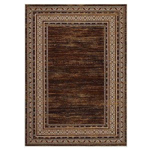 COZONY Washable Runner Rug for Kitchen Hallway Bathroom, Non-Slip Low Pile Neutral Carpet, Solid Border Laundry Room & Entryway Rug - 1 of 4