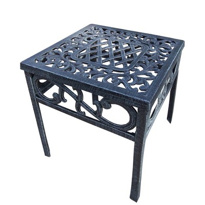 Mississippi 17" Outdoor Cast Aluminum Square Table - Oakland Living