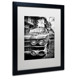 Trademark Fine Art -Philippe Hugonnard 'Car Miami' Matted Framed Art - 1 of 4