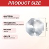Unique Bargains Crystal Pendants Octagon Beads for DIY Lamp Arts Crafts Decoration 30 Pcs - 2 of 4