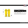 Fairtex SPK9 Youth Muay Thai Kickboxing Shin Guards for Kids - Black, Blue,Red - 3 of 4