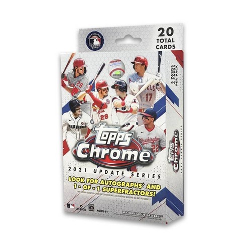 MLB 2021 Topps Chrome Update Baseball Holiday Mega  - Best Buy