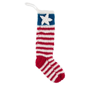 Gallerie II Flag Crochet Stocking