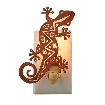 Park Designs Gecko Night Light - Orange