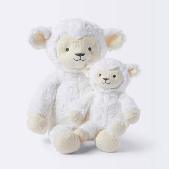 Plush Animal with Mini Plush Stuffed Animal Toy - Lamb - 2pc - Cloud Island™