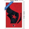 Trends International NFL Houston Texans - Logo 25 Framed Wall Poster Prints - 3 of 4