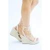 Women's Bridget Lace Wedge Sandal - CCOCCI - 3 of 4
