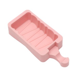 Unique Bargains Popsicles Mould Striped Building Block Shape Comes with 20 Stick Hand Washable 2.17"x5.71" 1 Pc - 1 of 4