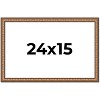PosterPalooza | Slim Profile Gold Picture Frame - UV Acrylic, Backing Board, Hanging Hardware Included - 2 of 4