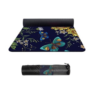Toyzone World Butterfly Garden Extra Thick Yoga Mat - 1 of 3