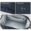 Unique Bargains Cosmetic Travel Bag Makeup Bag Waterproof Organizer Case Toiletry Bag for Women Nylon 27.5x19x15cm - 3 of 4