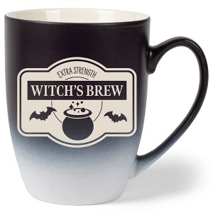 100 North Magic Potion 10 Ounce Black and White Two Toned Ombre, Comfortably Fits Your Hands, Ceramic Tea Coffee Cup Mug, Witch's Brew - 1 of 1